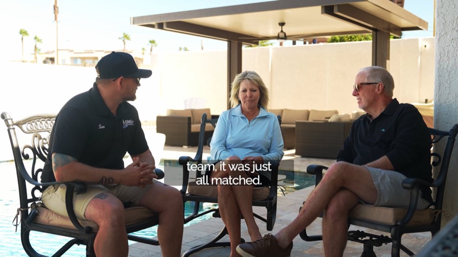 Client testimonial video